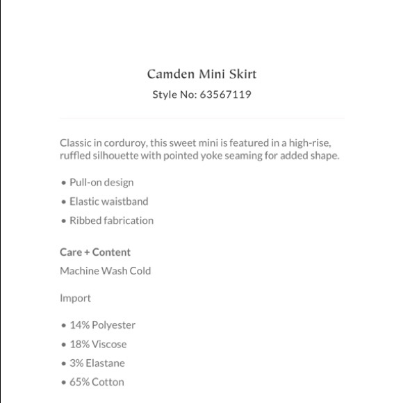 FP Camden Mini Skirt - Picture 6 of 6